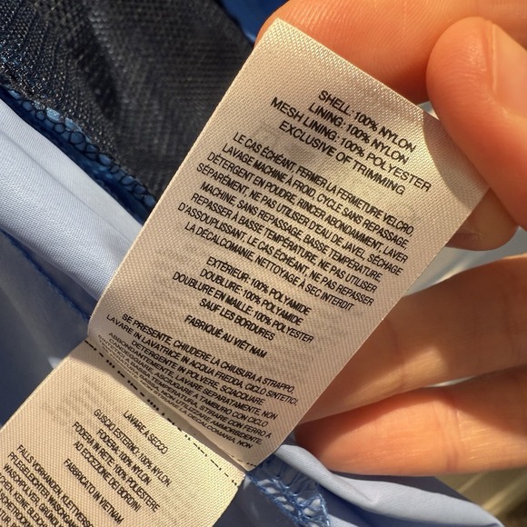 Columbia WL0127 Switchback III Women's Lightweight Raincoat Blue Jacket Size M - Picture 9 of 11